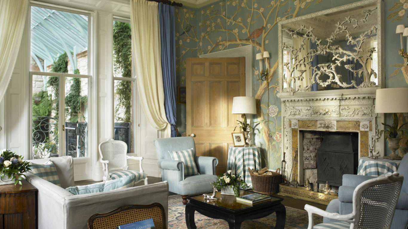 Interiors Castle Blue Room